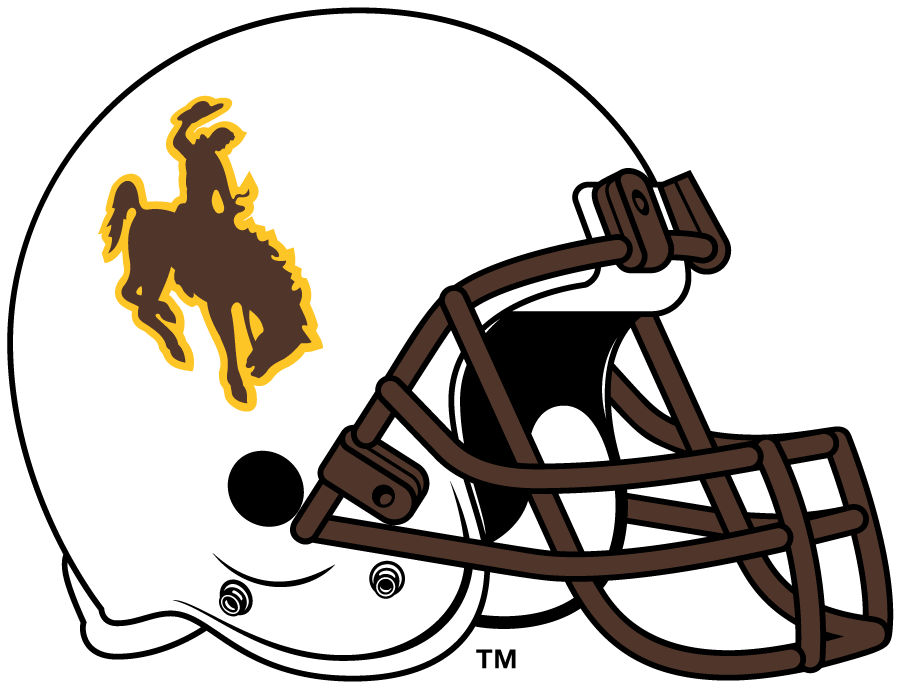 Wyoming Cowboys 2007-2013 Helmet diy iron on heat transfer